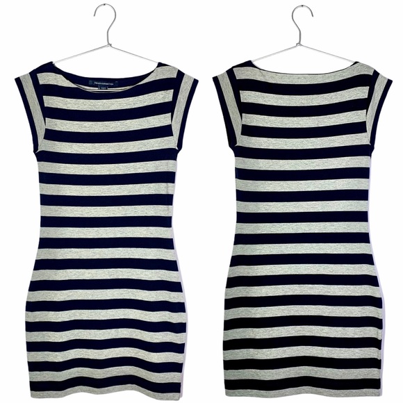 2/$50 New French Connection Nautical Stretch Dress - Picture 8 of 13